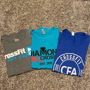 Lot of 3 CrossFit shirts size small